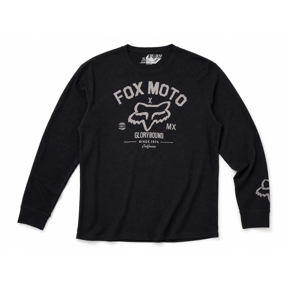 Men's Fox Moto Glory Bound Racing Waffle Shirt Size XL Long Sleeve Thermal Knit